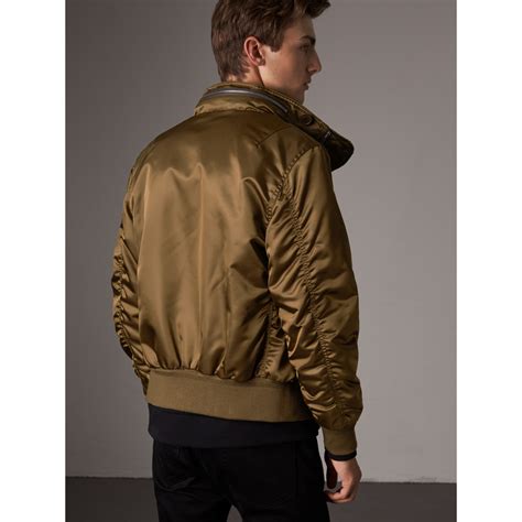 burberry leather bomber jacket|burberry nylon bomber jacket.